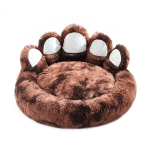 Thickened Warm Kennel for Pets with Bear Paw Shape House