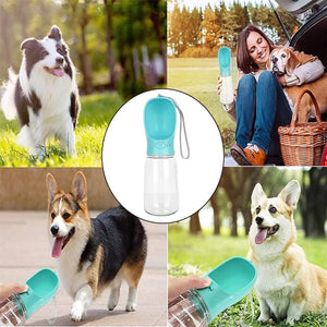 Dog Feeding Water Bottle for Outdoor