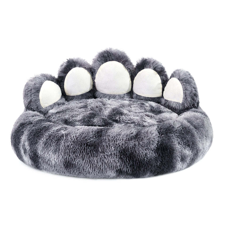 Thickened Warm Kennel for Pets with Bear Paw Shape House